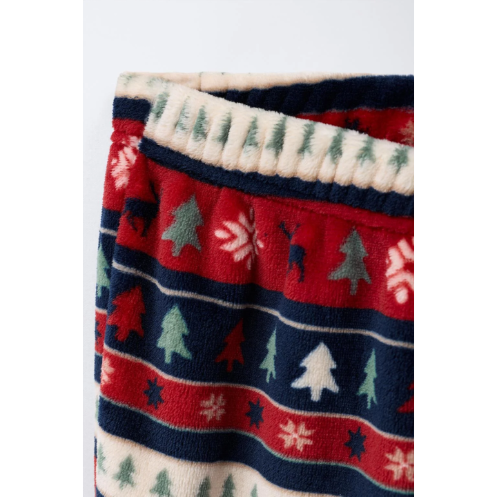 Пижама с деревом на мягкой ткани для возраста 6-14 лет