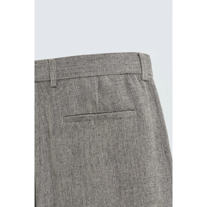 БРЮКИ FLARED FIT ИЗ РЕЛЬЕФНОЙ ТКАНИ