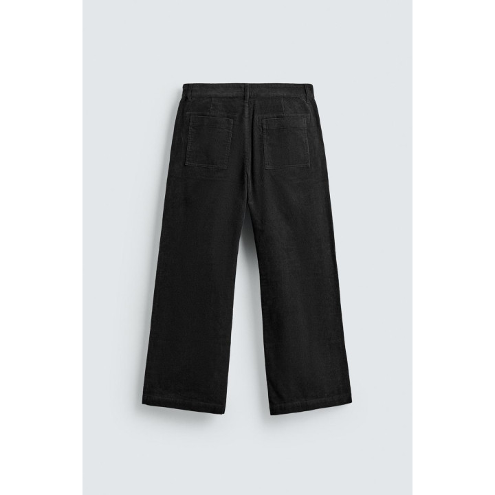 Брюки из вельвета с расклешенными штанинами