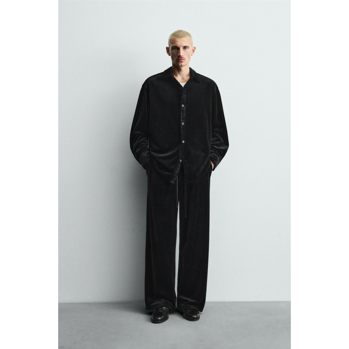 БРЮКИ RELAXED FIT ИЗ БАРХАТА