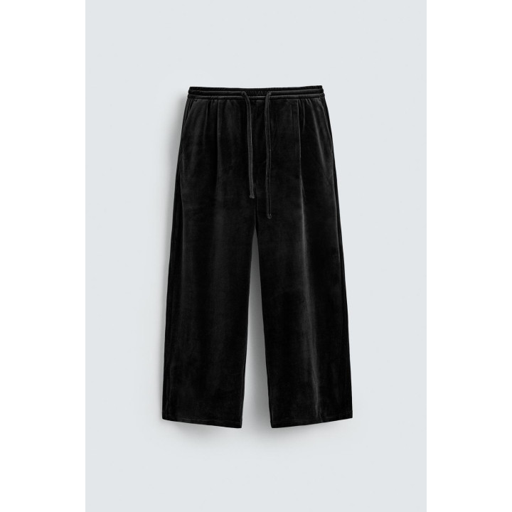 БРЮКИ RELAXED FIT ИЗ БАРХАТА