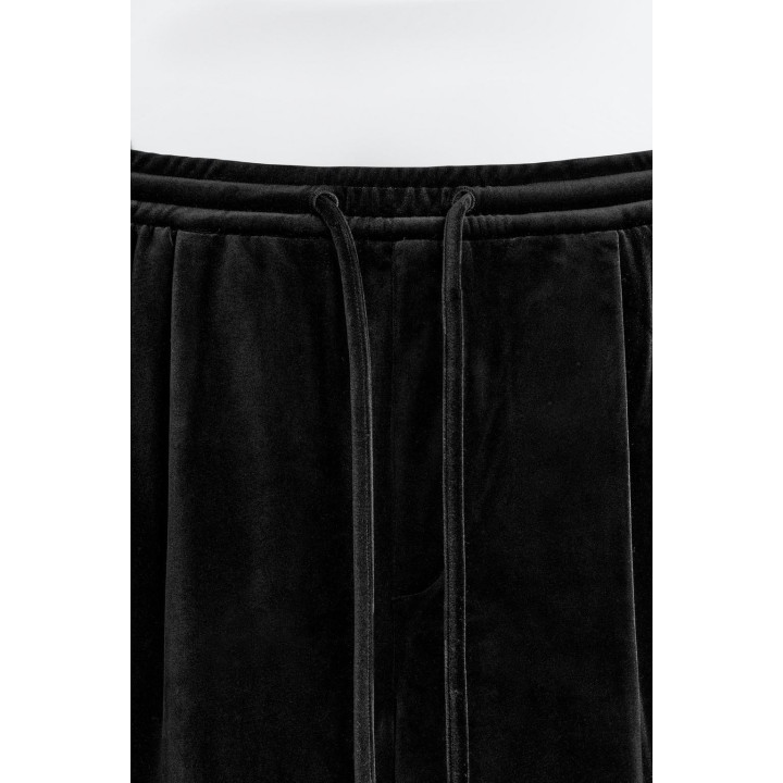 БРЮКИ RELAXED FIT ИЗ БАРХАТА