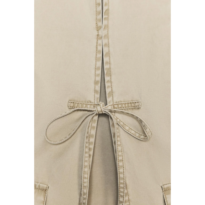 ТОП-ЖИЛЕТ С ЭФФЕКТОМ ПОТЕРТОСТИ