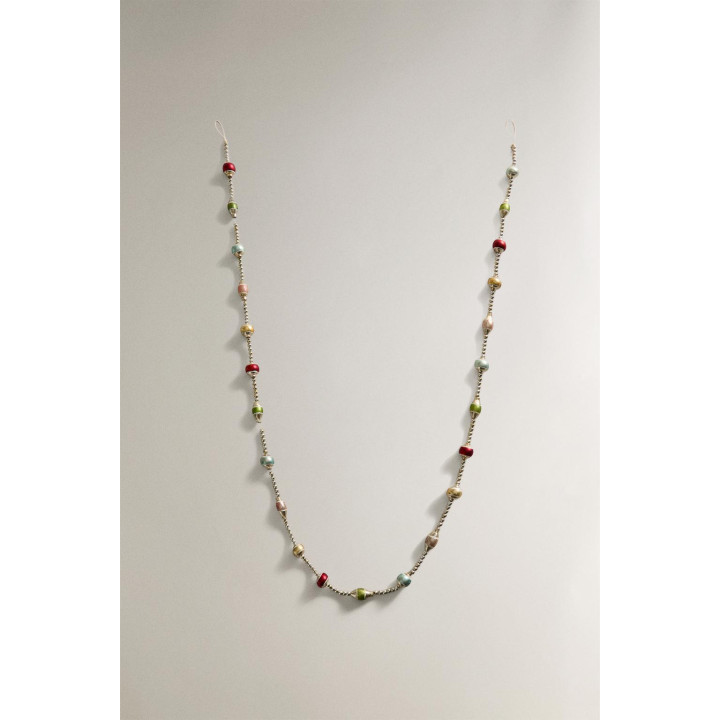 Гирлянда ретро-шаров на рождество