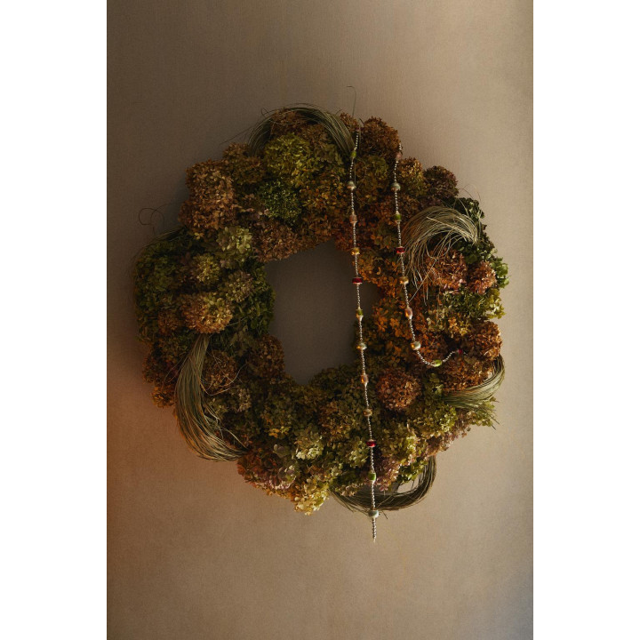 Гирлянда ретро-шаров на рождество