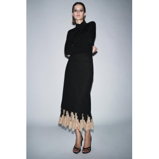 Юбка из коллекции zw сочетание кружева