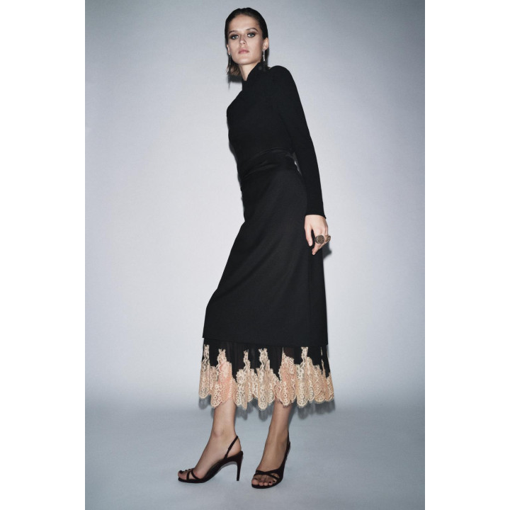 Юбка из коллекции zw сочетание кружева