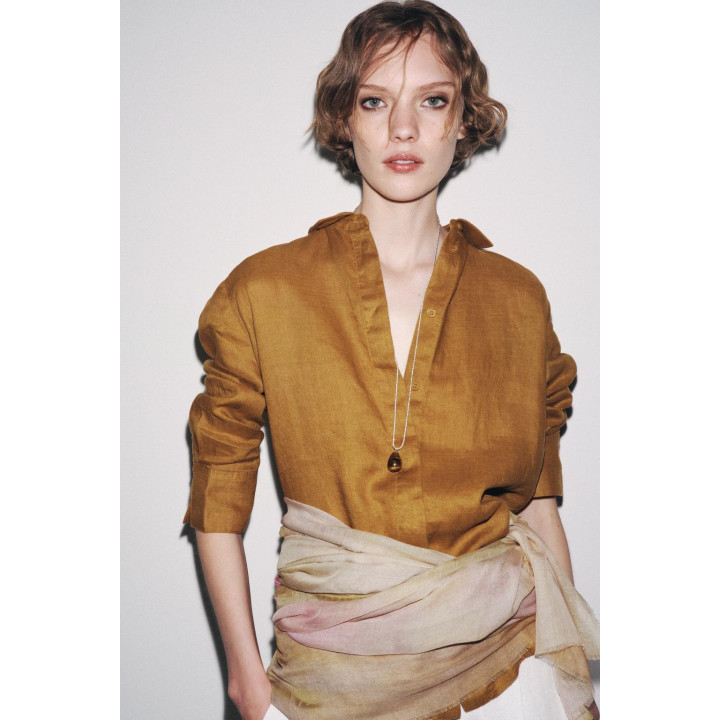 РУБАШКА ИЗ 100% ЛЬНА — ZW COLLECTION