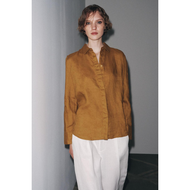 РУБАШКА ИЗ 100% ЛЬНА — ZW COLLECTION