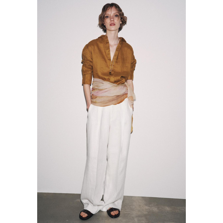 РУБАШКА ИЗ 100% ЛЬНА — ZW COLLECTION