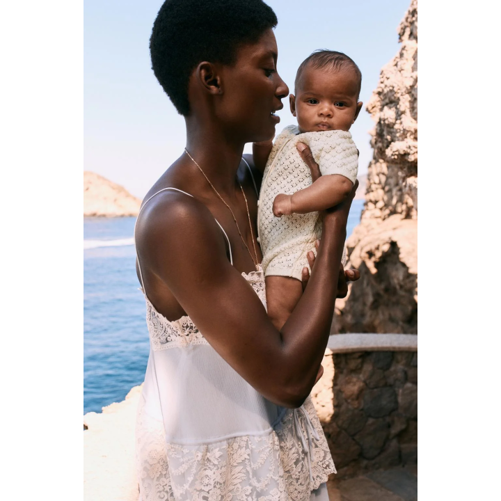 КОМБИНЕЗОН ИЗ ХЛОПКА И ШЕЛКА