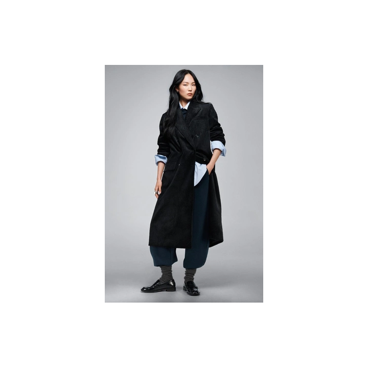 ДЛИННОЕ ПАЛЬТО ИЗ ВЕЛЬВЕТА — ZW COLLECTION LIMITED EDITION