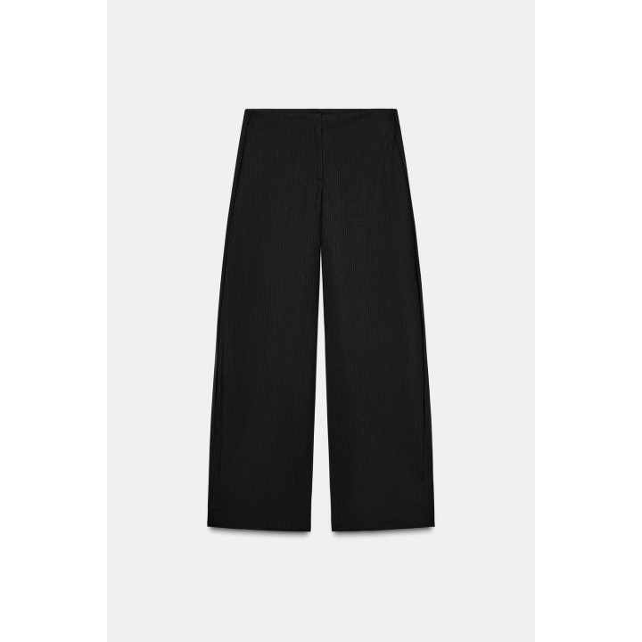 ШИРОКИЕ БРЮКИ В ТОНКУЮ ПОЛОСКУ — ZW COLLECTION