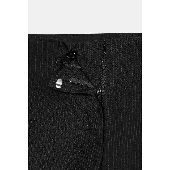 ШИРОКИЕ БРЮКИ В ТОНКУЮ ПОЛОСКУ — ZW COLLECTION