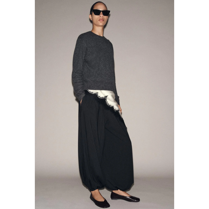 БРЮКИ-БАГГИ В ПОЛОСКУ — ZW COLLECTION