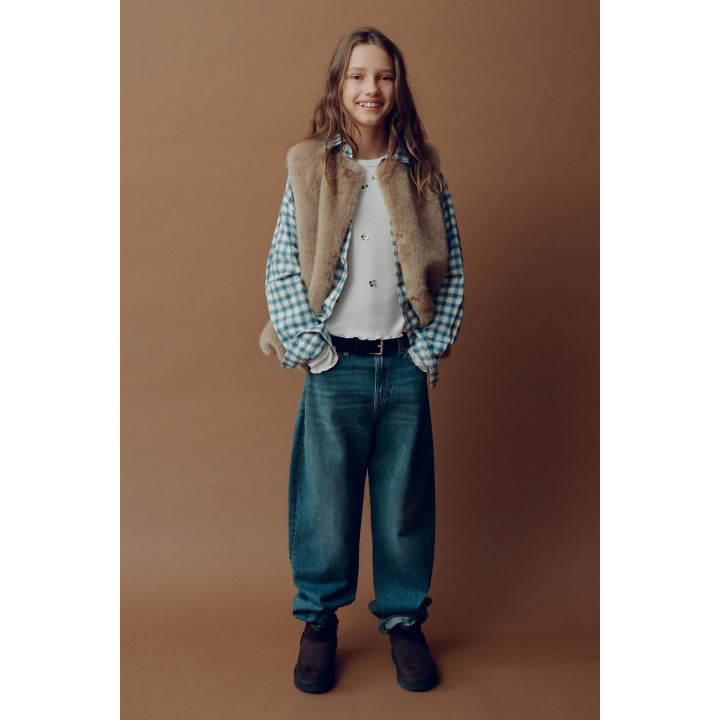 ЖИЛЕТ ИЗ ИСКУССТВЕННОГО МЕХА