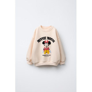 ТОЛСТОВКА С РЕЛЬЕФНЫМ ПРИНТОМ MINNIE MOUSE © DISNEY