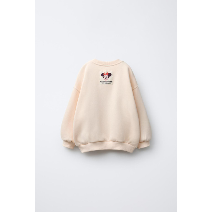 ТОЛСТОВКА С РЕЛЬЕФНЫМ ПРИНТОМ MINNIE MOUSE © DISNEY