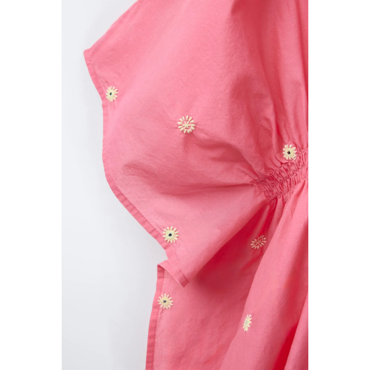 КАФТАН С ВЫШИВКОЙ И ЗЕРКАЛЬНЫМИ ДЕТАЛЯМИ