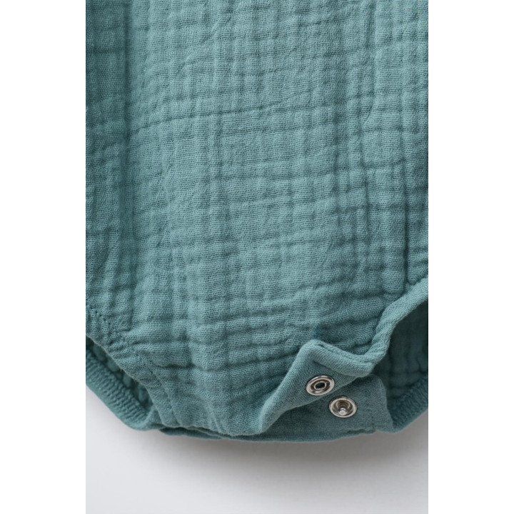 КОМБИНЕЗОН ТЕКСТУРНЫЙ С ВЫШИВКОЙ СЛОНА