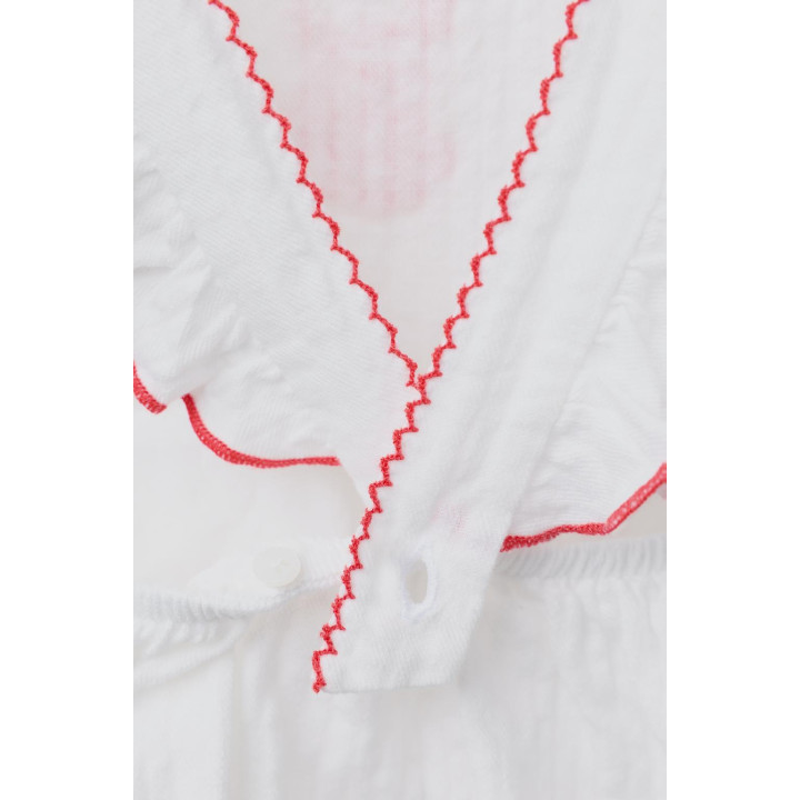 ПЛАТЬЕ И ТРУСИКИ В СТИЛЕ РУСТИК С ВЫШИВКОЙ В ВИДЕ ЦВЕТОВ