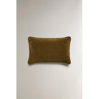 Зеленая вельветовая наволочка