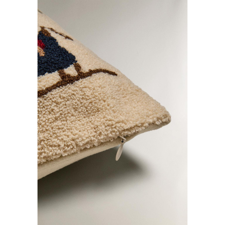 Наволочка подушки рождественский заснеженный дом