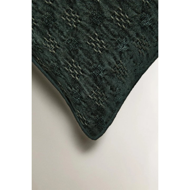 Велюровая джаккардовая рождественская наволочка