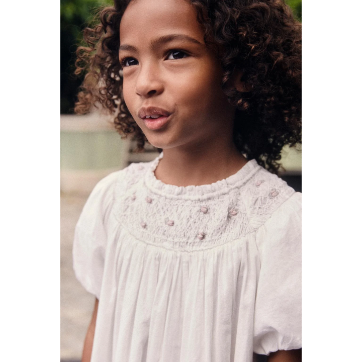 Платье limited edition с вышитыми цветами