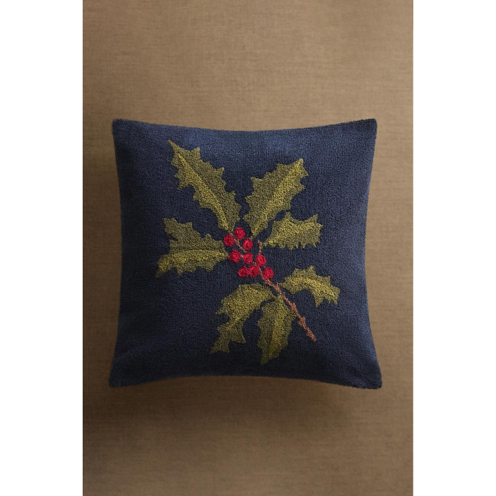 Чехол подушки рождественский плющ