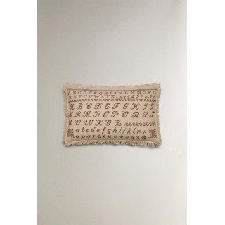 Наволочка с новогодним алфавитом