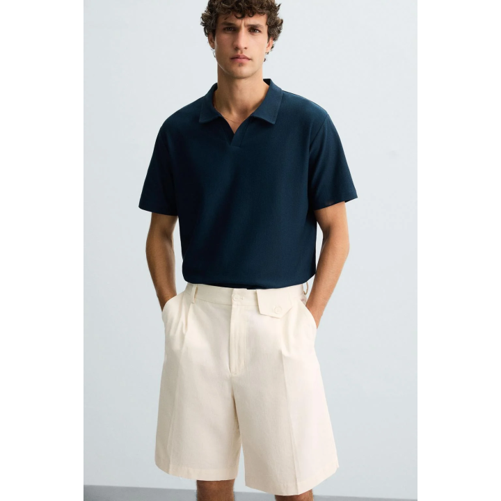 ПОЛО С РЕЛЬЕФНЫМ РИСУНКОМ