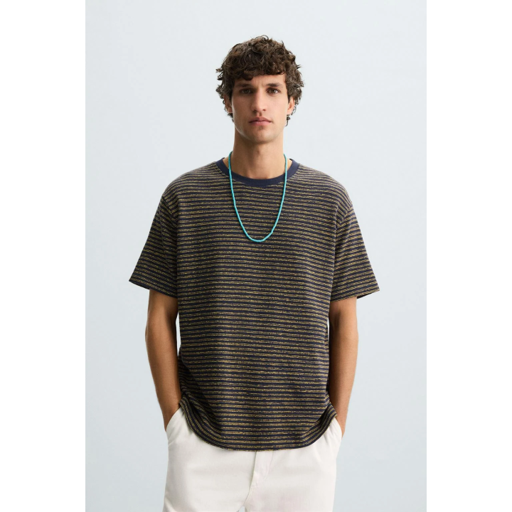 ЖАККАРДОВАЯ ФУТБОЛКА В ПОЛОСКУ