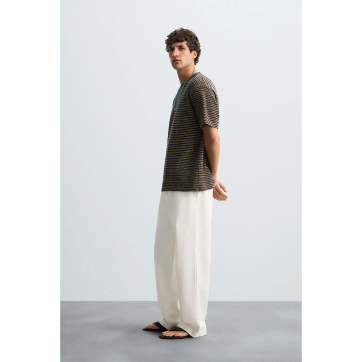 ЖАККАРДОВАЯ ФУТБОЛКА В ПОЛОСКУ