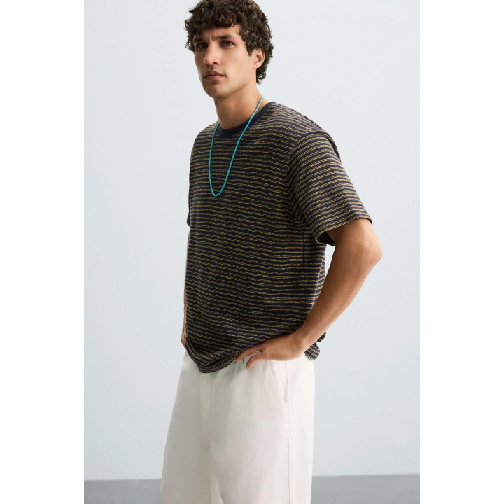 ЖАККАРДОВАЯ ФУТБОЛКА В ПОЛОСКУ