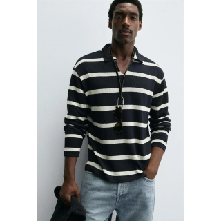 ЖАККАРДОВОЕ ПОЛО В ПОЛОСКУ