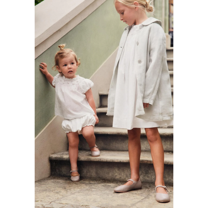 Комплект рубашки с вышивкой цветов и трусиков limited edition