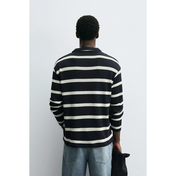 ЖАККАРДОВОЕ ПОЛО В ПОЛОСКУ