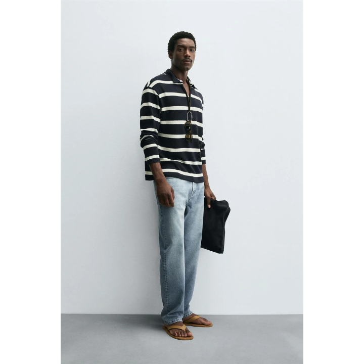 ЖАККАРДОВОЕ ПОЛО В ПОЛОСКУ