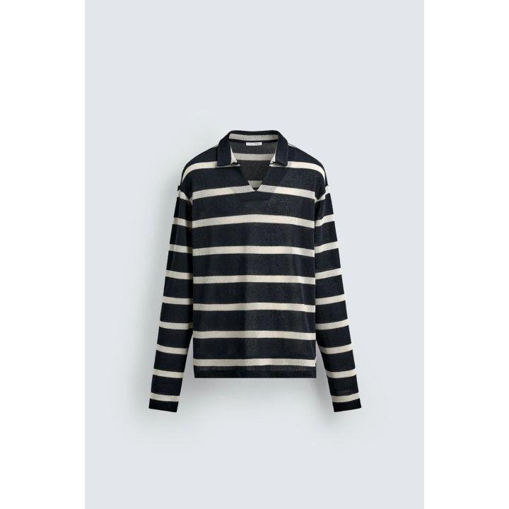 ЖАККАРДОВОЕ ПОЛО В ПОЛОСКУ