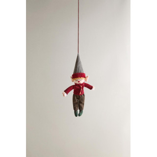 Детская веселая игрушка-эльф на рождество