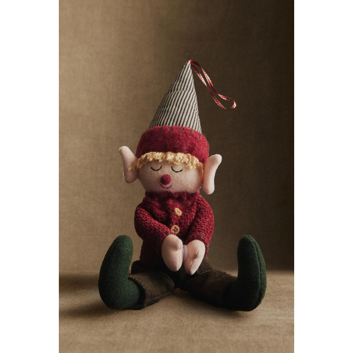 Детская веселая игрушка-эльф на рождество