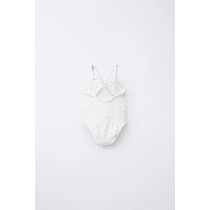 Купальник с вышивкой и текстурой, 2-6 лет