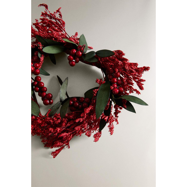 Набор рождественских кольцев для салфеток в виде сердца с листьями (набор из 4 штук)