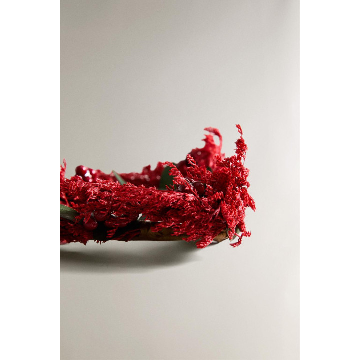 Набор рождественских кольцев для салфеток в виде сердца с листьями (набор из 4 штук)