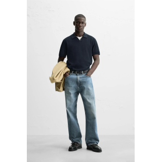 ПОЛО ИЗ РЕЛЬЕФНОГО ТРИКОТАЖА