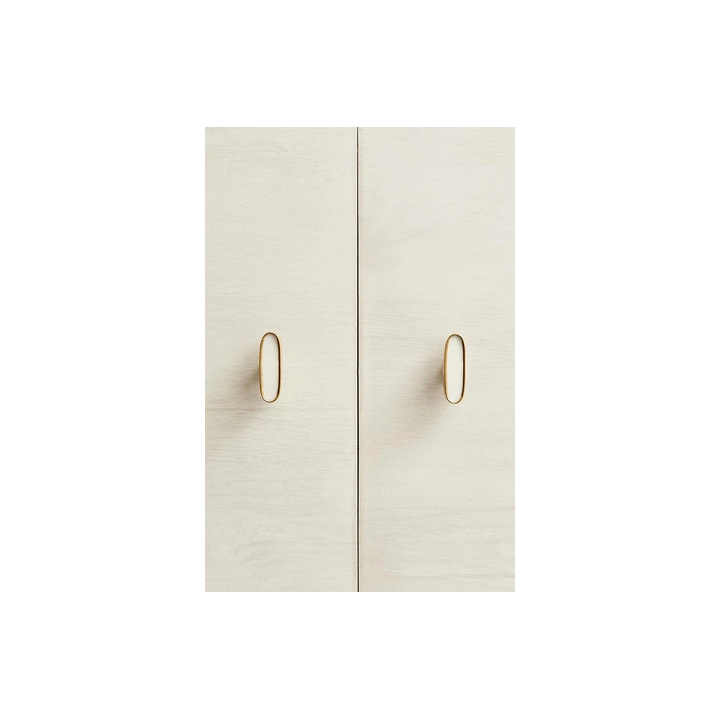 PACK OF OVAL MARBLE DOOR KNOBS (PACK OF 2)