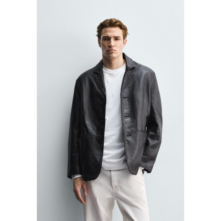 КОЖАНЫЙ БЛЕЙЗЕР