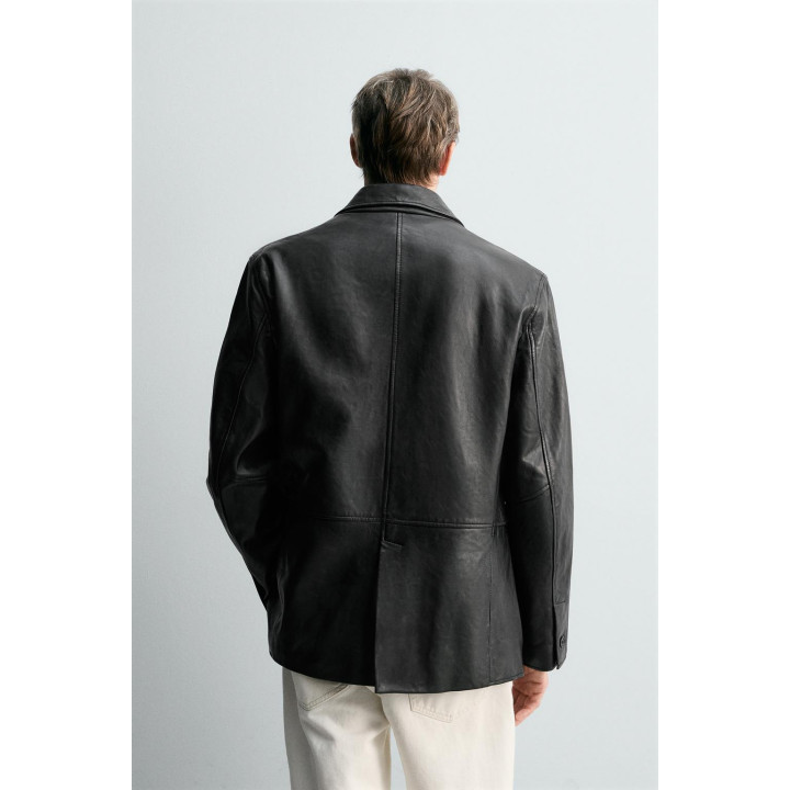 КОЖАНЫЙ БЛЕЙЗЕР