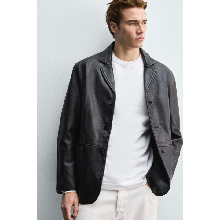 КОЖАНЫЙ БЛЕЙЗЕР